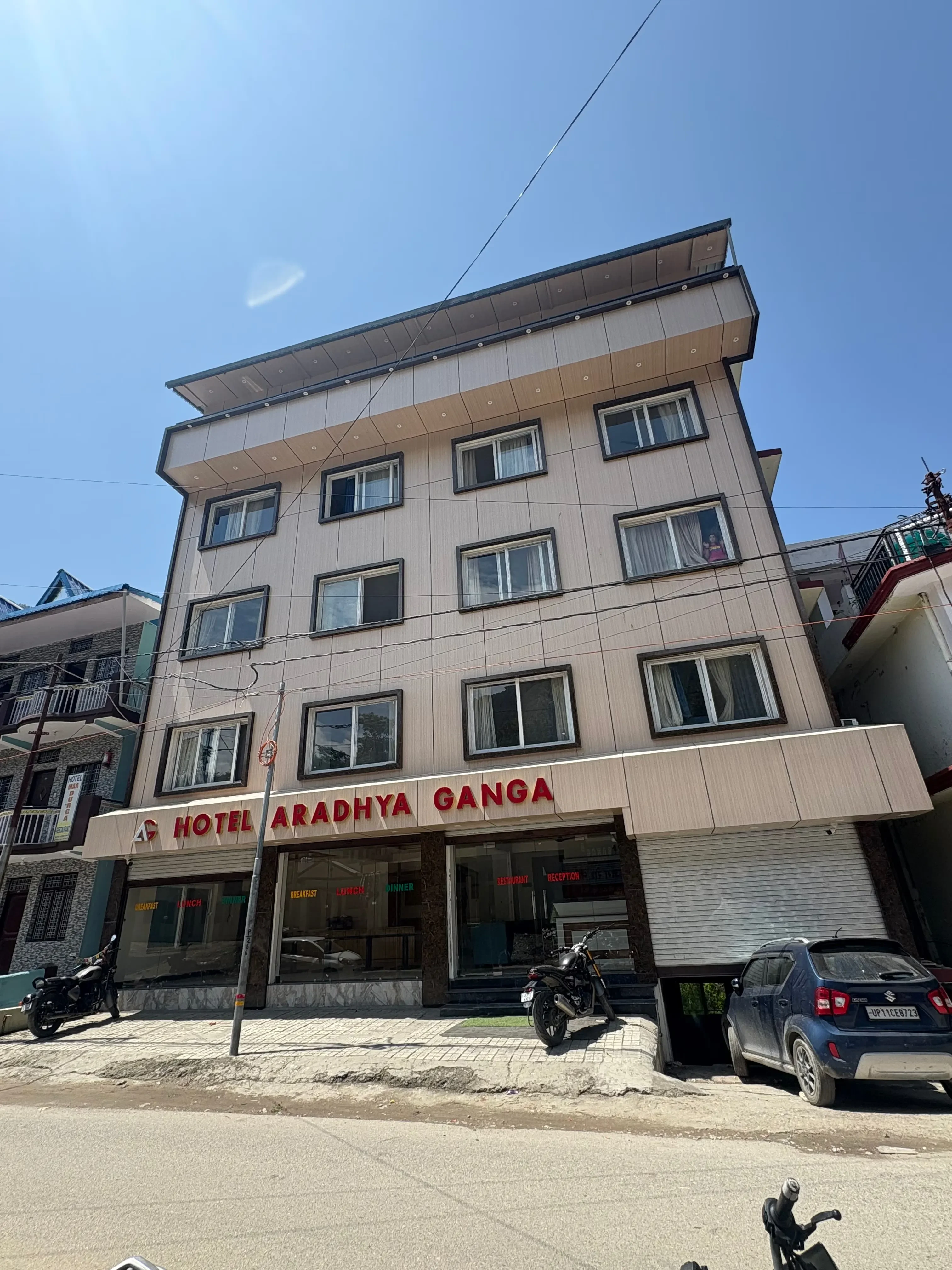Hotel Aradhya Ganga Uttarkashi [Hotel Front View]